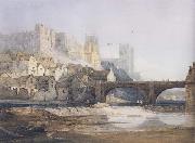 Samuel Prout Part of Durham Bridge (mk47) oil painting picture wholesale